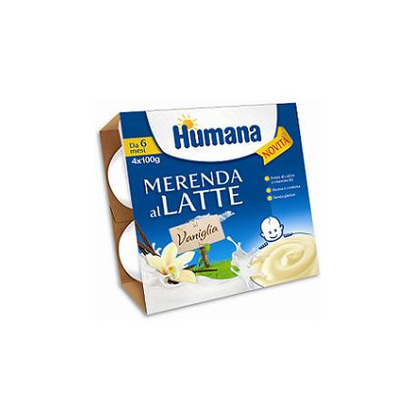 Humana Merenda Vaniglia 4 X 100 g