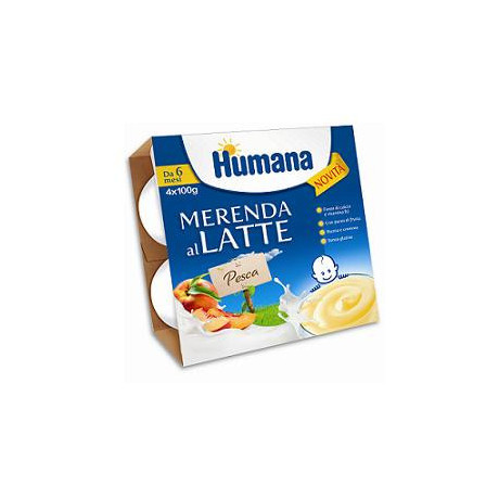 Humana Merenda Pesca 4 X 100 g