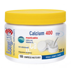 Longlife Calcium Latte 100 Compresse 400 mg