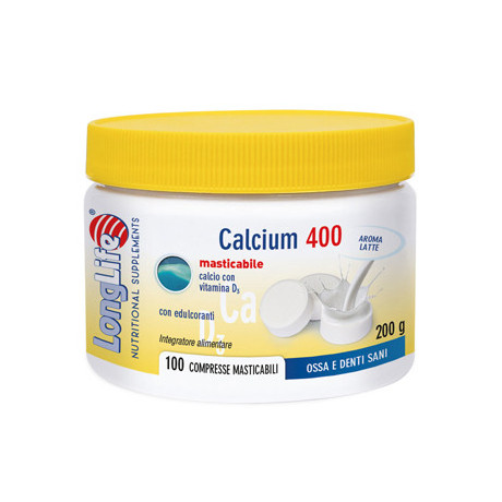 Longlife Calcium Latte 100 Compresse 400 mg