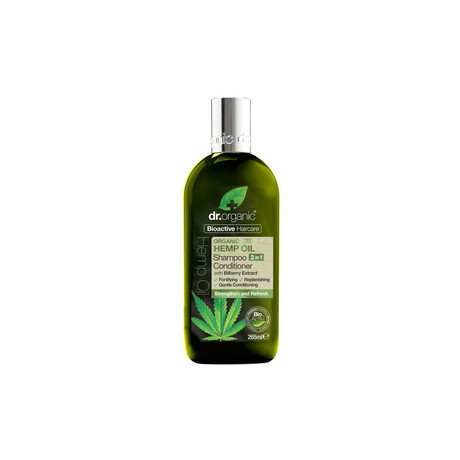 Dr Organic Hemp Oil Olio Di Canapa Shampoo Conditioner Balsamo 2 In 1 265 ml