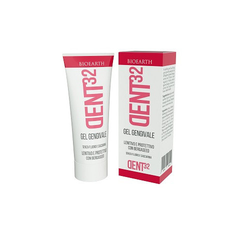 Dent32 Gel Gengivale Lenitivo E Protettivo Bergaseed 20 ml Senza Fluoro E Saccarina