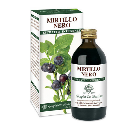 Mirtillo Nero Estratto Integrale 200 ml