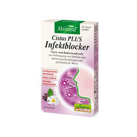 Alsiroyal Infekt Blocker Cistus Plus 30 Pastiglie Gommose 57 g