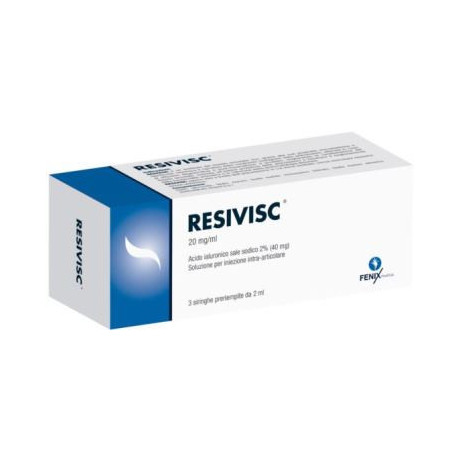 Siringa Intra-articolare Resivisc Acido Ialuronico 40 mg 2 ml 3 Pezzi