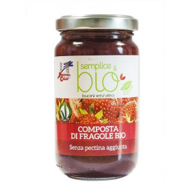 Semplice&bio Composta Alle Fragole Senza Pectina 220 g