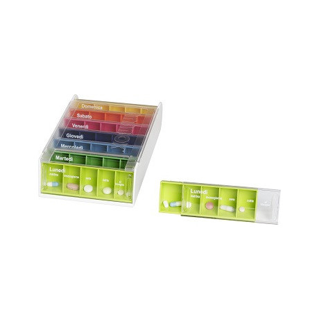Supairbox Portapillole Per Settegiorni Arcobaleno