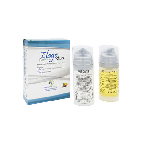 Elage Duo Kit Composto Da Elage Intensive Cream E Elage Olio Detergente