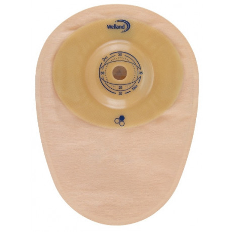 Sacca Per Colostomia Welland Aurum Convex Colo Midi Trasparente Ritagliabile 13-35 Mm 10 Pezzi