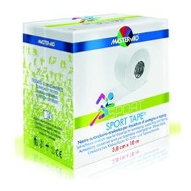 Nastro Autoadesivo Anelastico Per Fasciature Di Sostegno E Taping Master-aid Sport 3,8x10