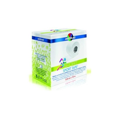 Nastro Autoadesivo Anelastico Per Fasciature Di Sostegno E Taping Master-aid Sport 3,8x10