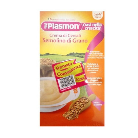 Plasmon Cereali Semolino Di Grano 2 X 230 g