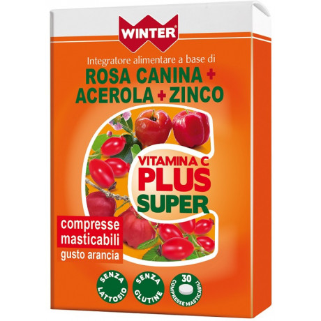 Winter Vitamina C Plus Super + Zinco 30 Compresse Masticabili