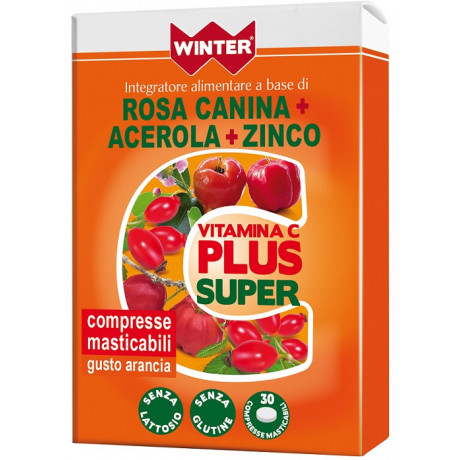 Winter Vitamina C Plus Super + Zinco 30 Compresse Masticabili