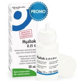 Hyabak Protector Soluzione Oftalmica Sodio Ialuronato 0,15% Flacone 10ml