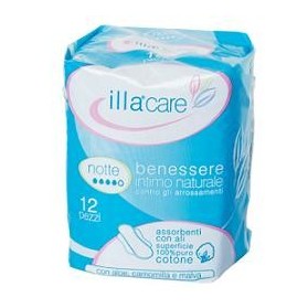 Illa Care Assorbente Notte 12 Pezzi