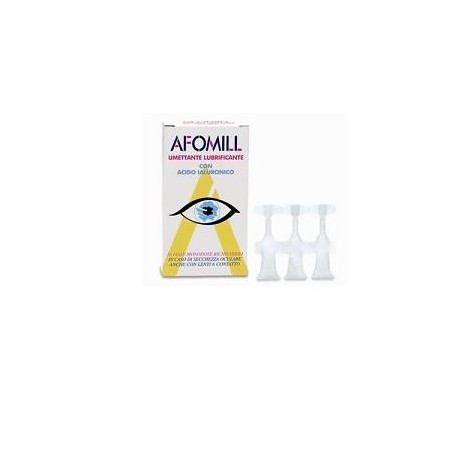 Gocce Oculari Afomil Umettante Lubrificante 10 Fiale 0,5 ml