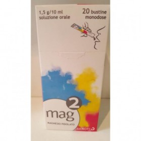 Mag 2 Uso Orale Soluzione 20 Bustine 1,5g/10ml