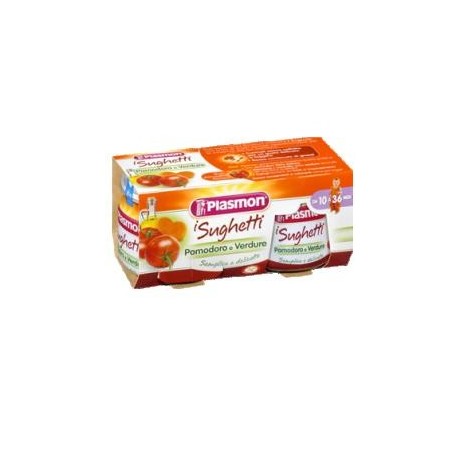 Plasmon Sughetto Pomodoro E Verdure 80 g X 2 Pezzi