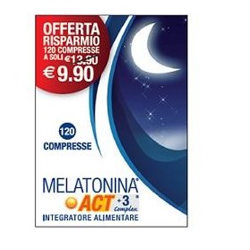 Melatonina Act 1mg +3 Complex 120 Compresse 18 g