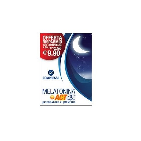 Melatonina Act 1mg +3 Complex 120 Compresse 18 g