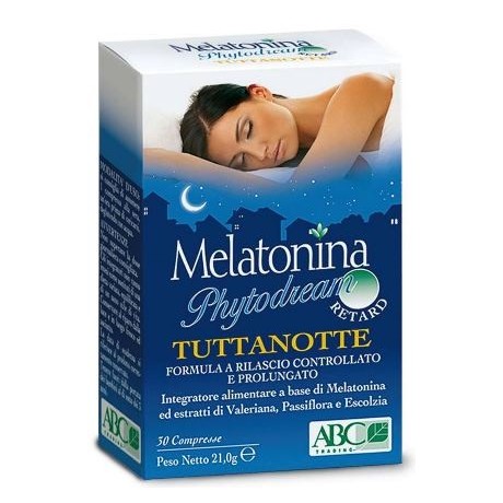 Melatonina Phytodream Tuttanotte Retard 30 Compresse