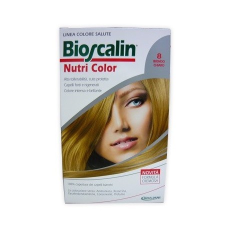 Bioscalin Nutri Color 8 Biondo Chiaro Sincrob 124 ml