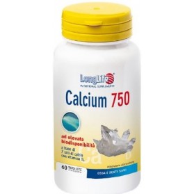 Longlife Calcium 750 mg 60 Tavolette