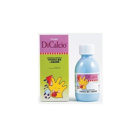 Dicalcio Sciroppo Mucolitico Integratore Alimentare Di Calcio E Vitamina D3 200 ml