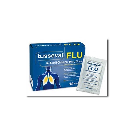 Tusseval Flu 12 Bustine Solubile