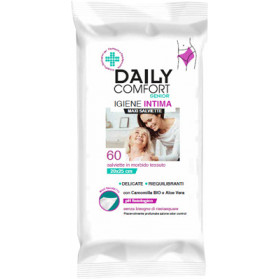 Daily Comfort Senior Panni Detergenti Igiene Intima 60 Pezzi