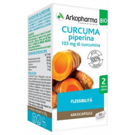 Arkocps Curcuma+pip Bio 40 Capsule