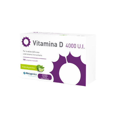 Vitamina D 4000UI 168 Compresse Masticabile