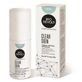 Biorevolt Rx Clear Skin Uomo Crema Lenitiva Intensiva Bioattiva Per Pelle Impura 30 ml