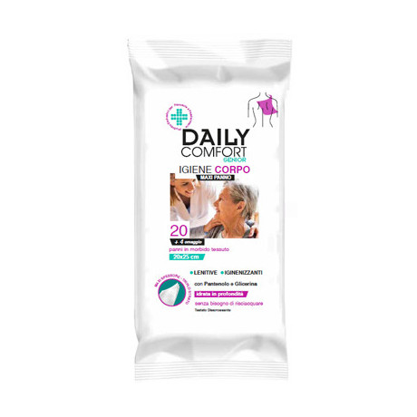 Daily Comfort Senior Panni Igiene Corpo 24 Pezzi