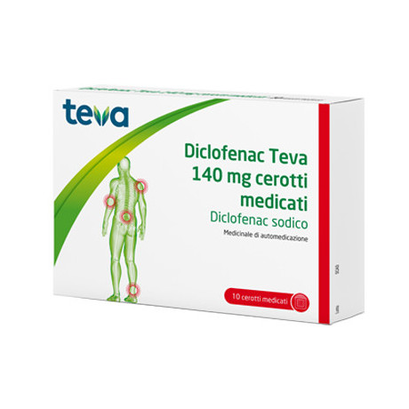 Diclofenac Te 10 Cerotto Medicato 140mg