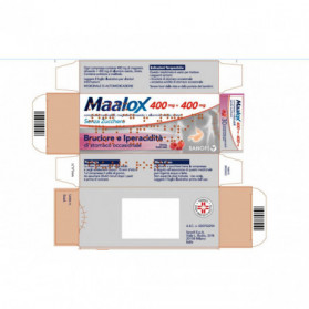 Maalox Senza Zucchero 30 Compresse Mast400+400mg