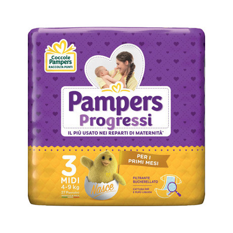 Pampers Progressi Midi 27pz