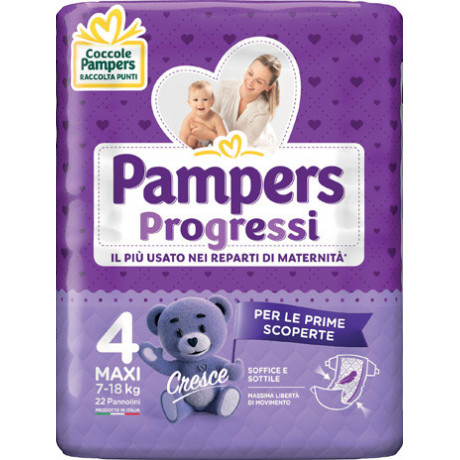 Pampers Progressi Maxi 22pz