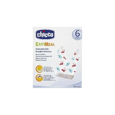 Chicco Bavaglia Monouso 40 Pz