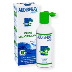 Audispray Adult Soluzione Di Acqua Di Mare Ipertonica Spray Senza Gas Igiene Orecchio 50ml